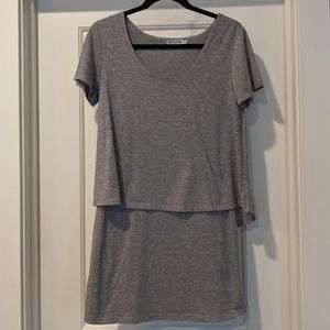 Grey T-shirt Dress